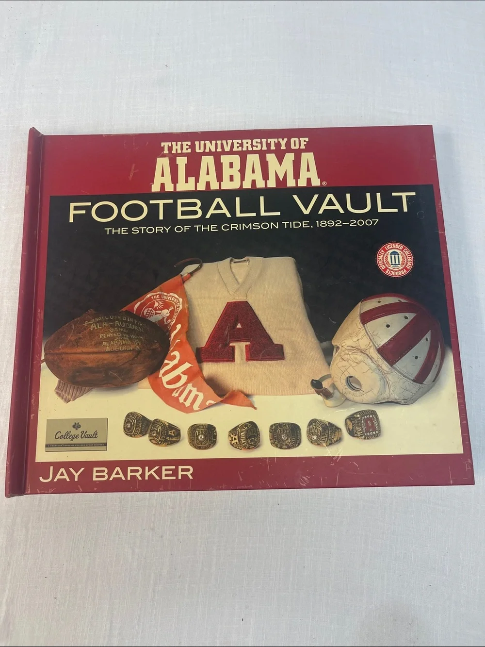 Football Vault - Crimson Hardcover Coffee Table Book
